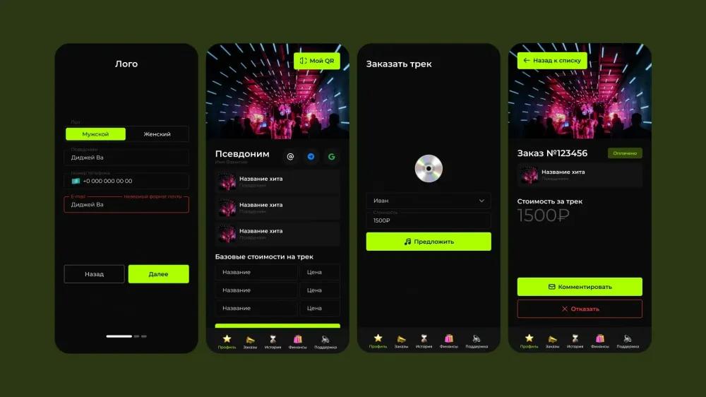 Телеграм-приложение для диджея