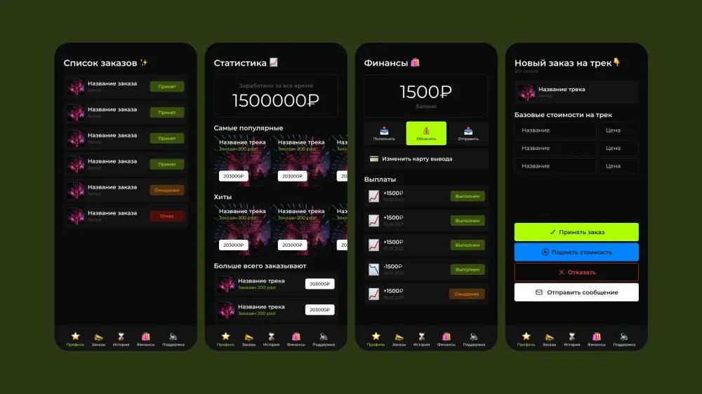 Телеграм-приложение для диджея