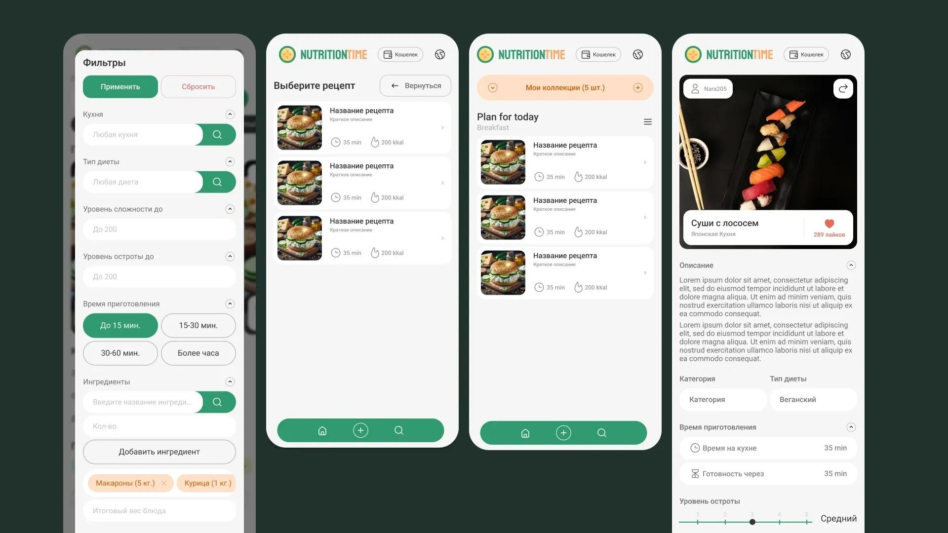 Телеграм-приложение по кулинарии